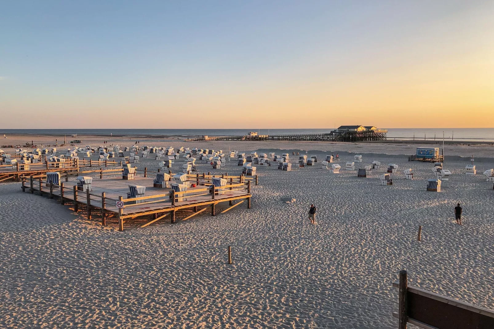 Beachbreak-Gebieden zomer 5km