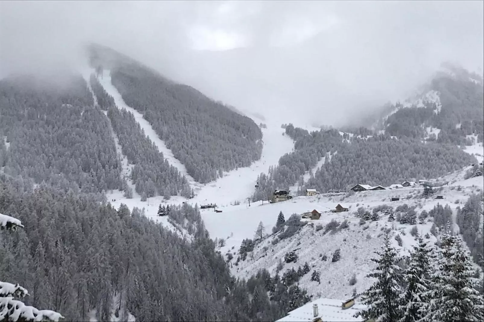 Le Mont d'Auron 3-Gebied winter 20km