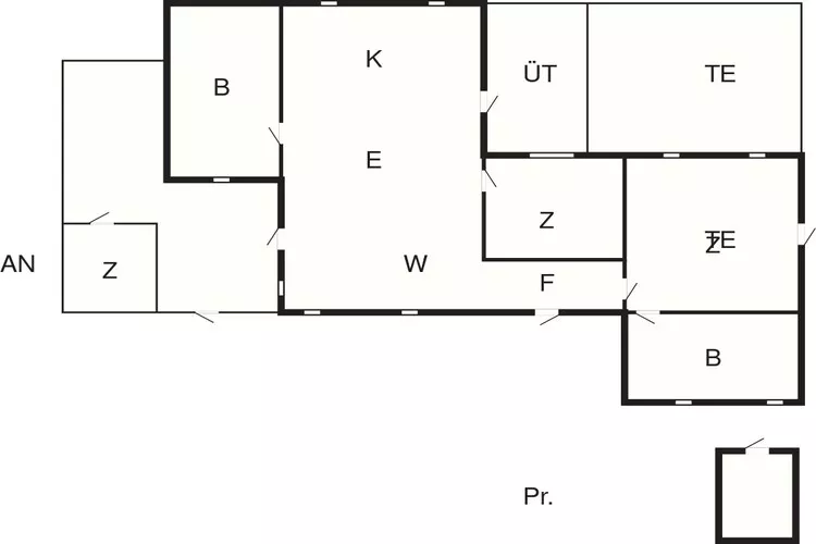8 persoons vakantie huis in Hurup Thy-By Traum-Plattegrond