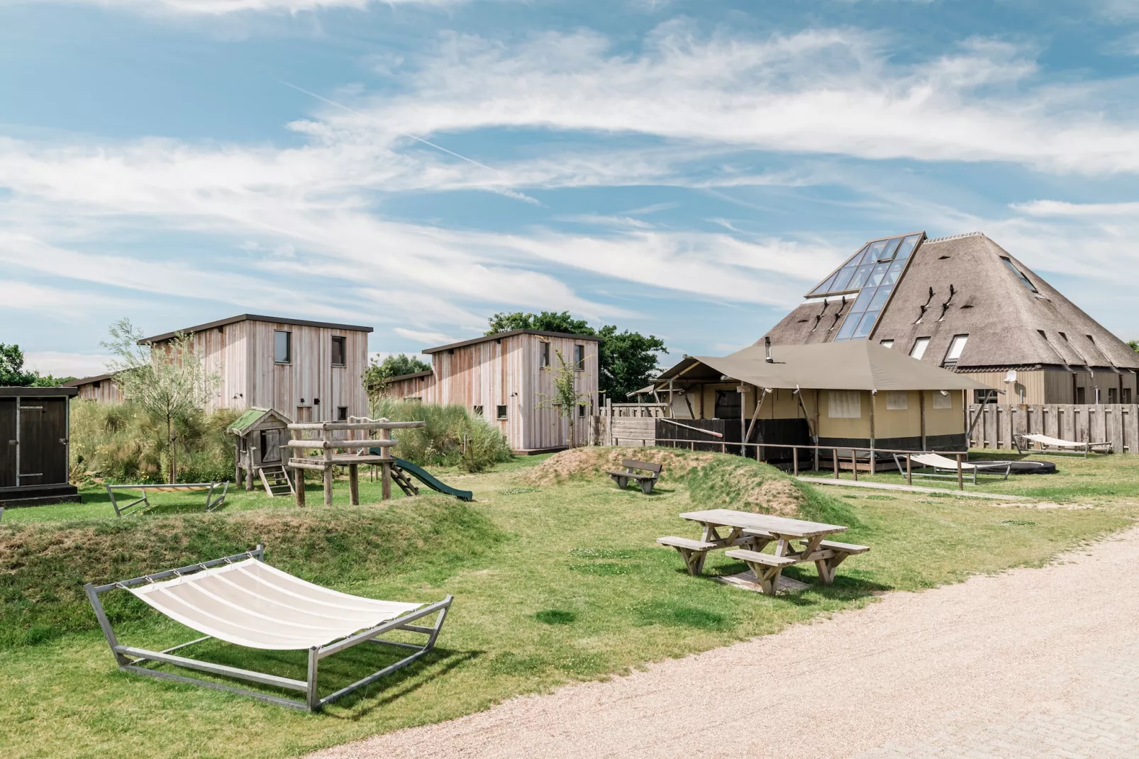 Wood Lodge - Duynpark-Buitenkant zomer