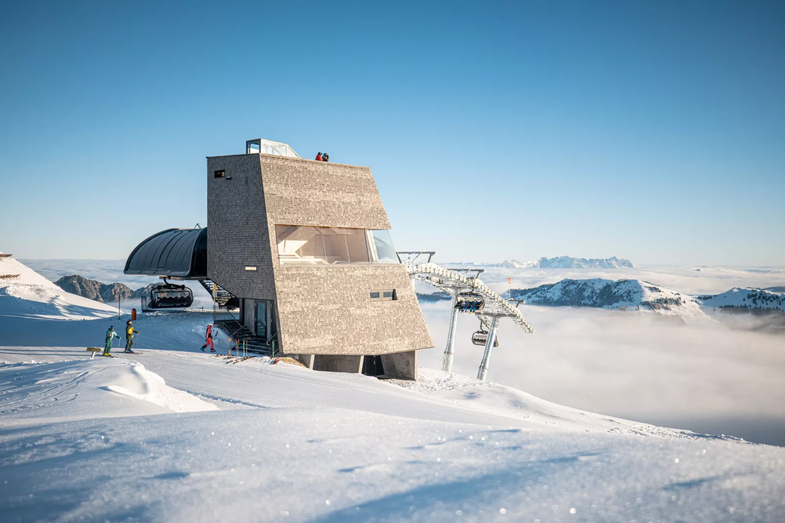 Bauernhaus Untermoos-Gebied winter 5km