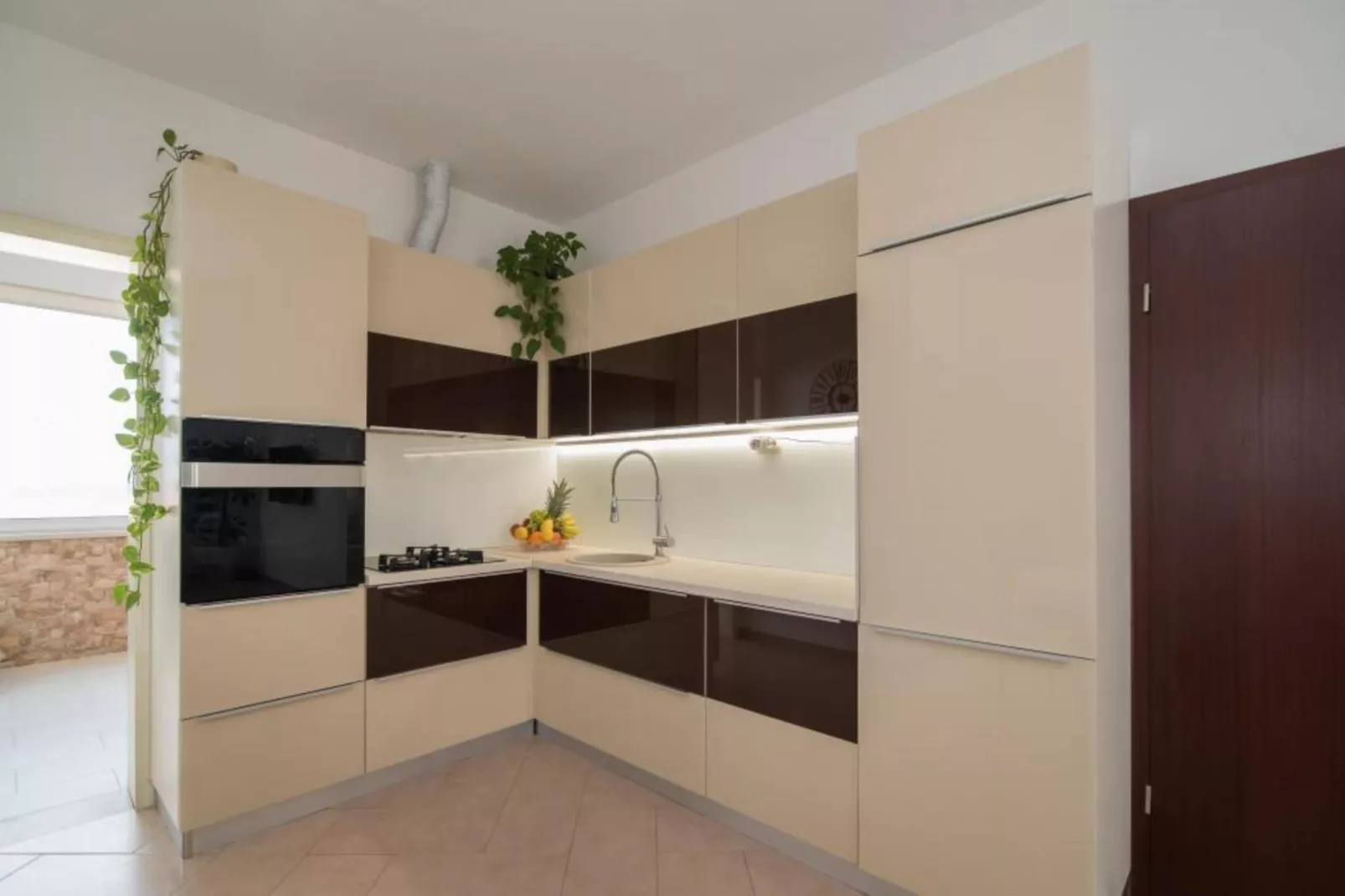 Apartment Marcela - Deluxe Two Bedroom Apartment with Terrace and Sea View-Keuken