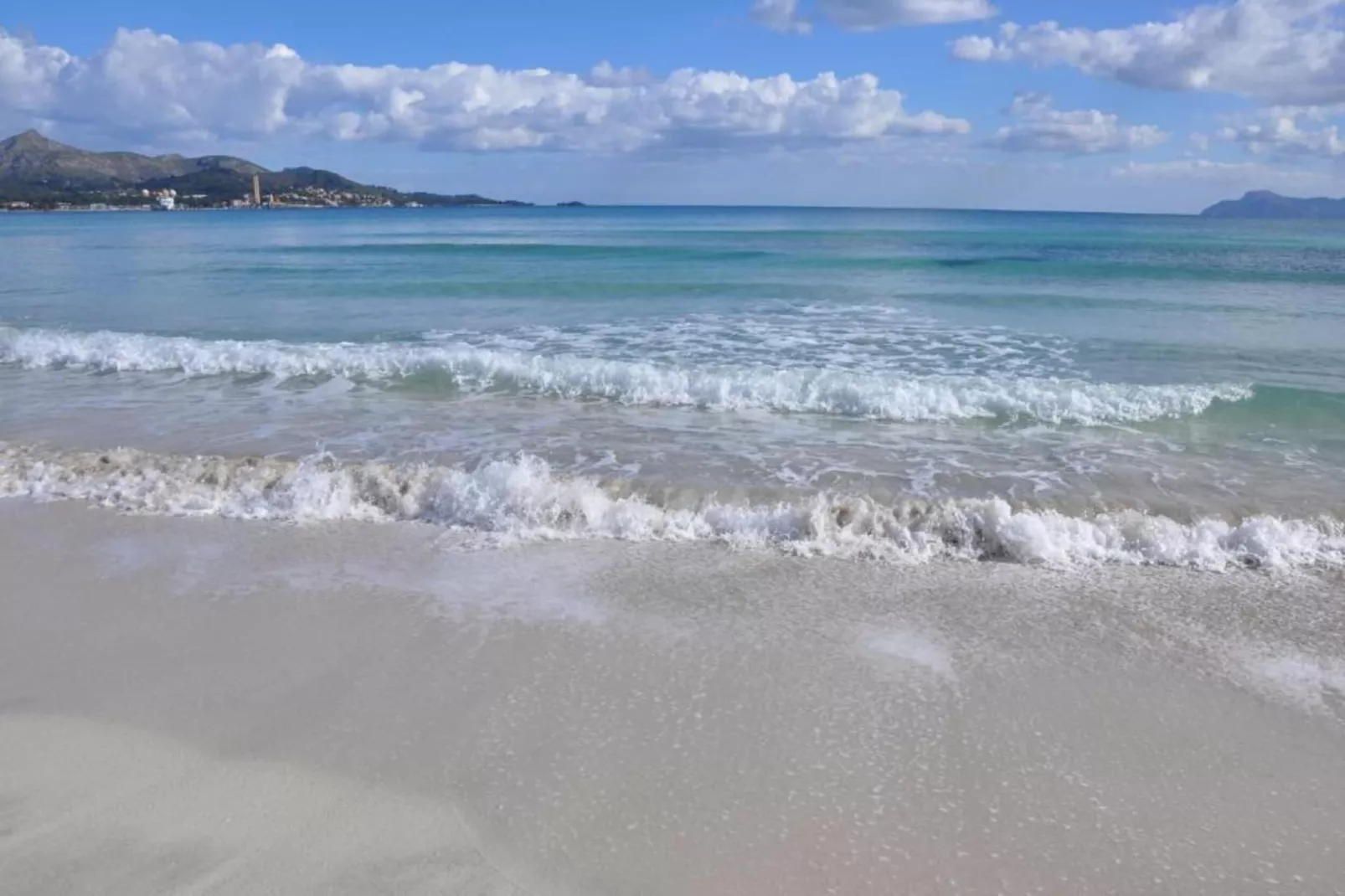 Alcudia Beach-Gebieden zomer 1km