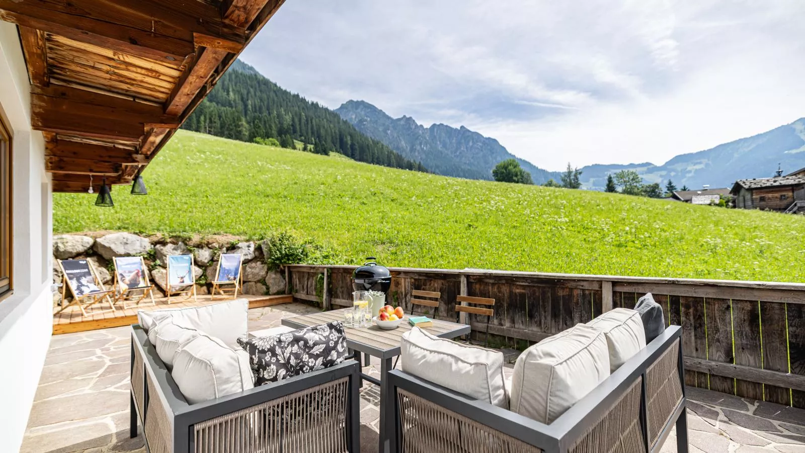 Tirola Chalet Alpbach-Terrasbalkon