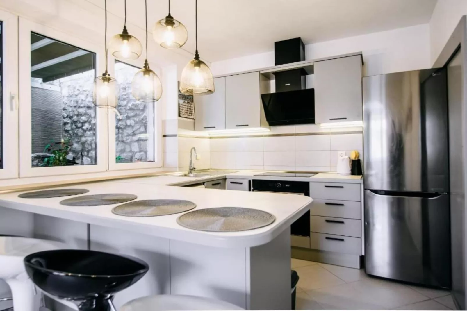 Apartments Luce & Toma - One Bedroom Apartment with Terrace (Toma)-Keuken