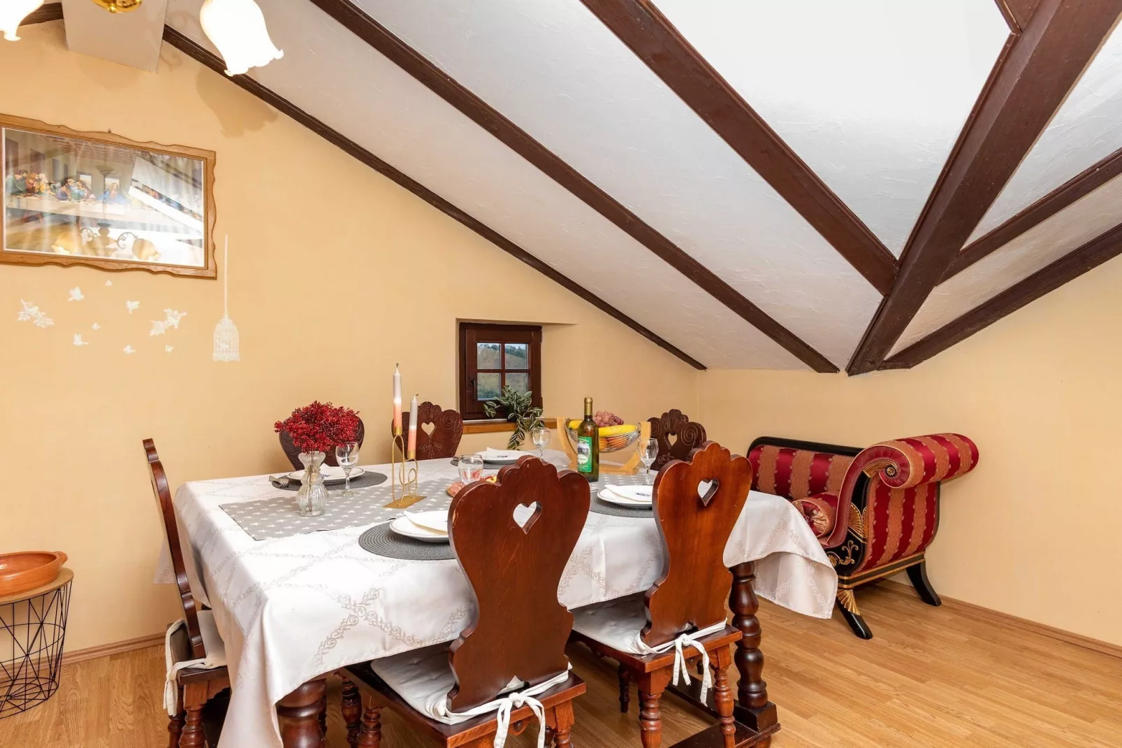 San Vinogradara - One Bedroom Holiday Home with Hot Tube-Eetkamer