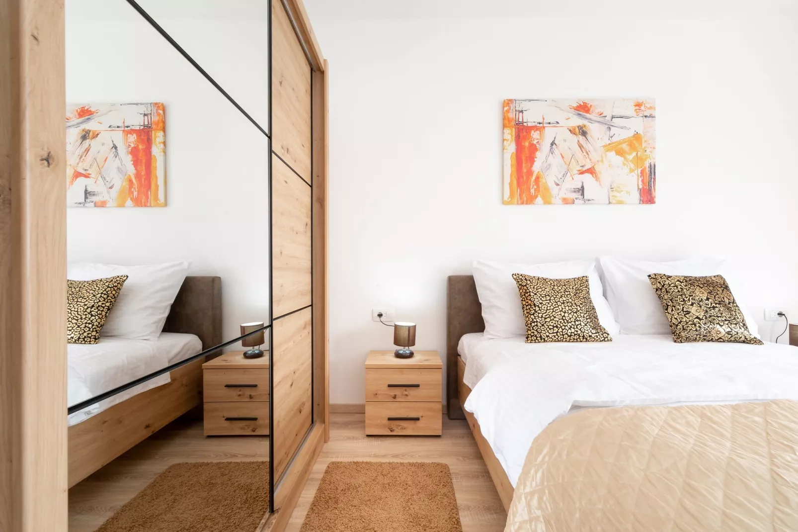 Apartments & Rooms Fisherman's Luck - One-Bedroom Apartment with Terrace and Sea View-Slaapkamer
