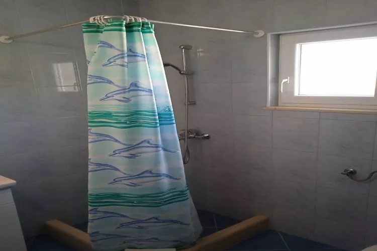 Apartments Ana Lopud - Double Room with Balcony and Sea View - (1 floor)-Badkamer