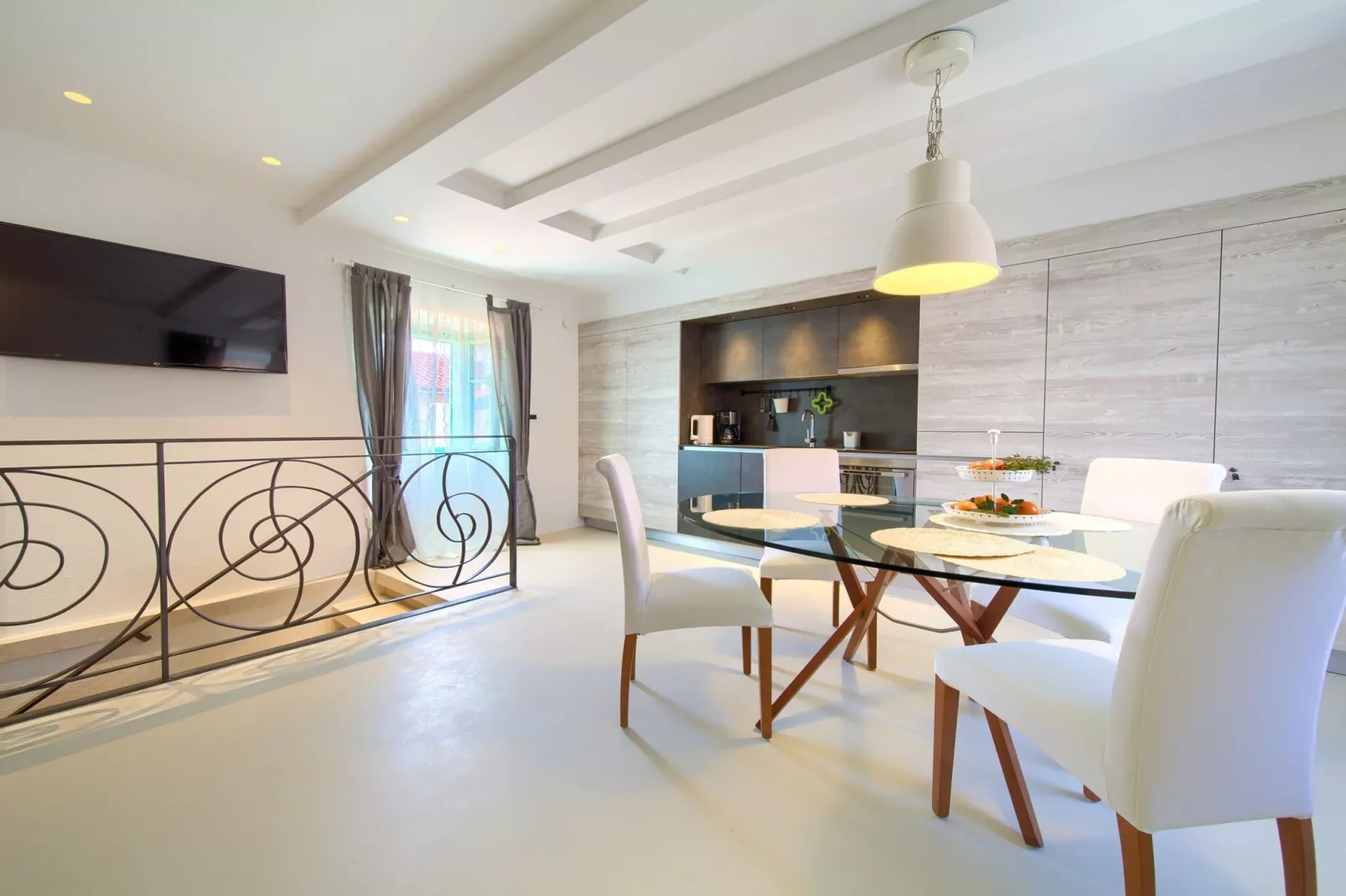 Vibrant and Elegant Downtown Krk Apartments - One Bedroom Apartment (owner 3)-Keuken