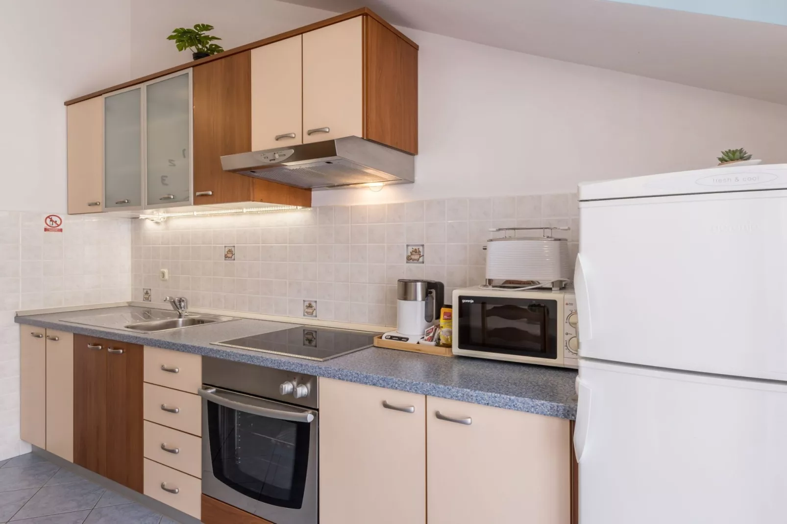 Adriatic Island Sea View Apartments - One Bedroom Apartment with Terrace (A1)-Keuken