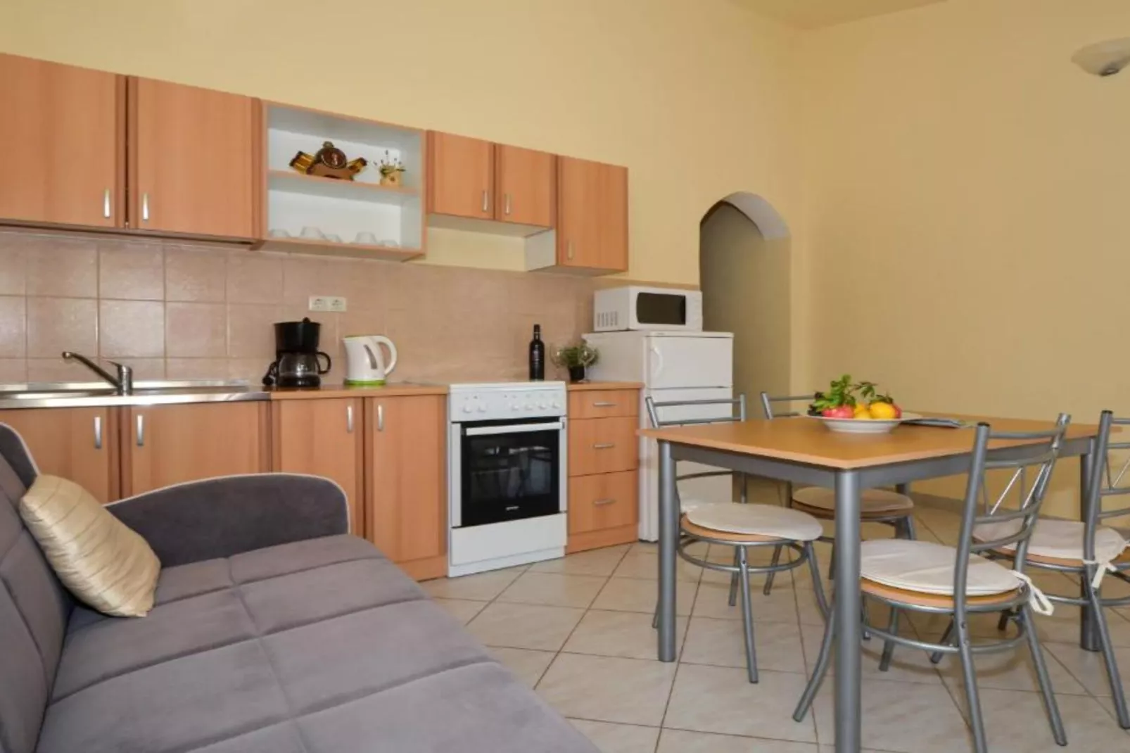 Apartments Nina - Two Bedroom Apartment with Balcony A1-Keuken