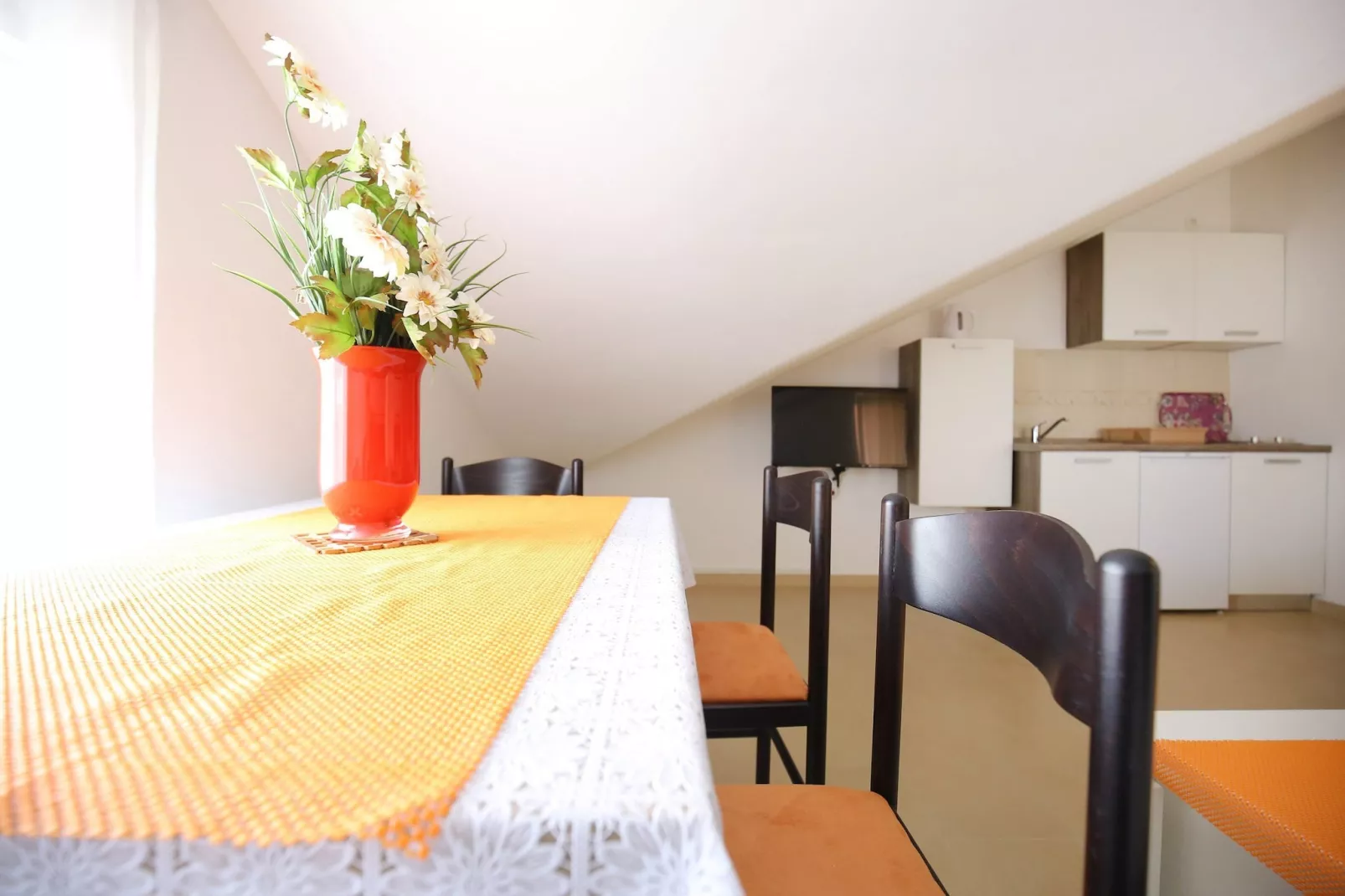 Apartments Kapetan -  Standard Studio Apartment with Terrace-Woonkamer