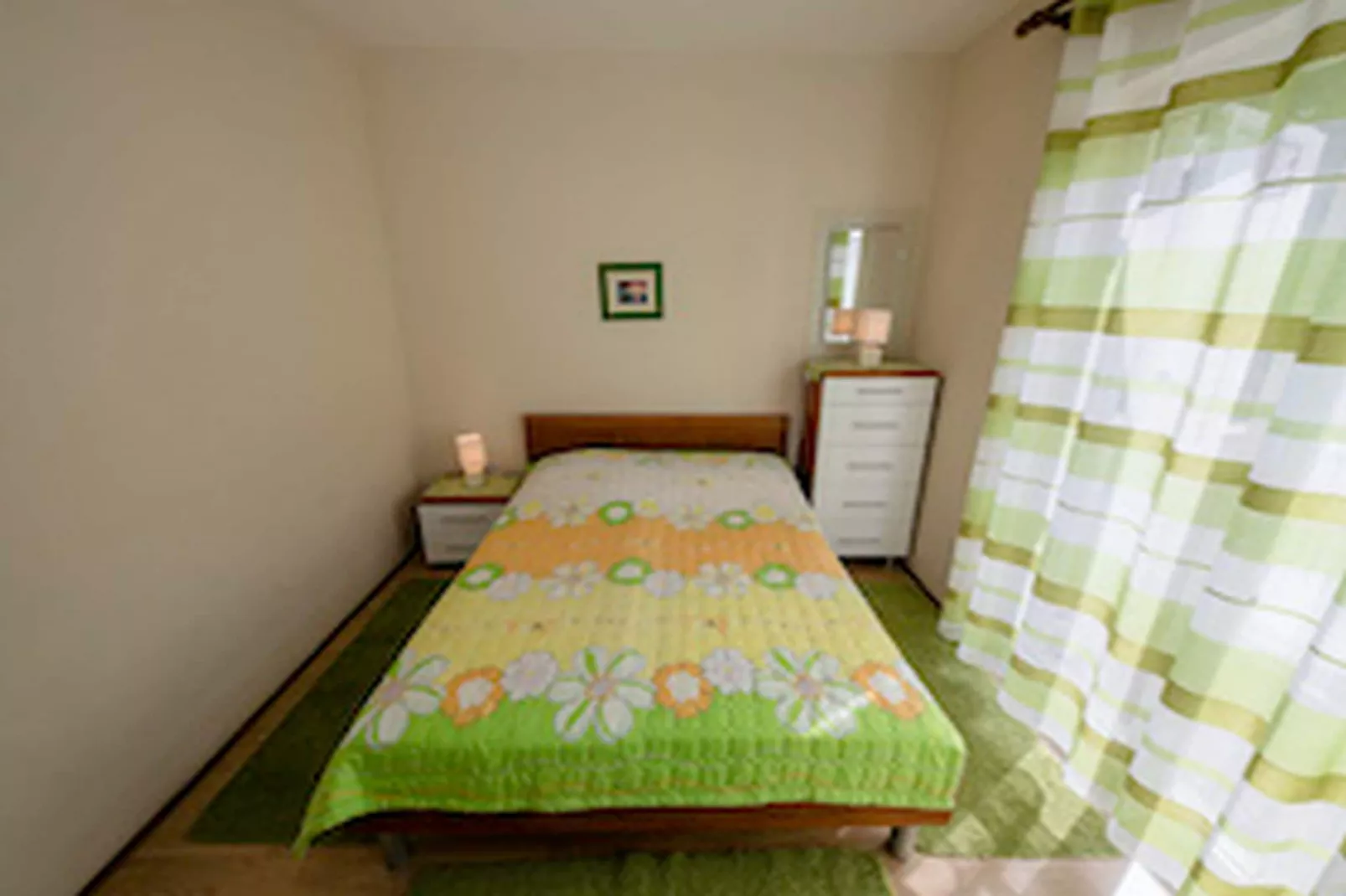 Apartments & Rooms Green Bay - Double Room with Balcony  (Room 4)-Slaapkamer