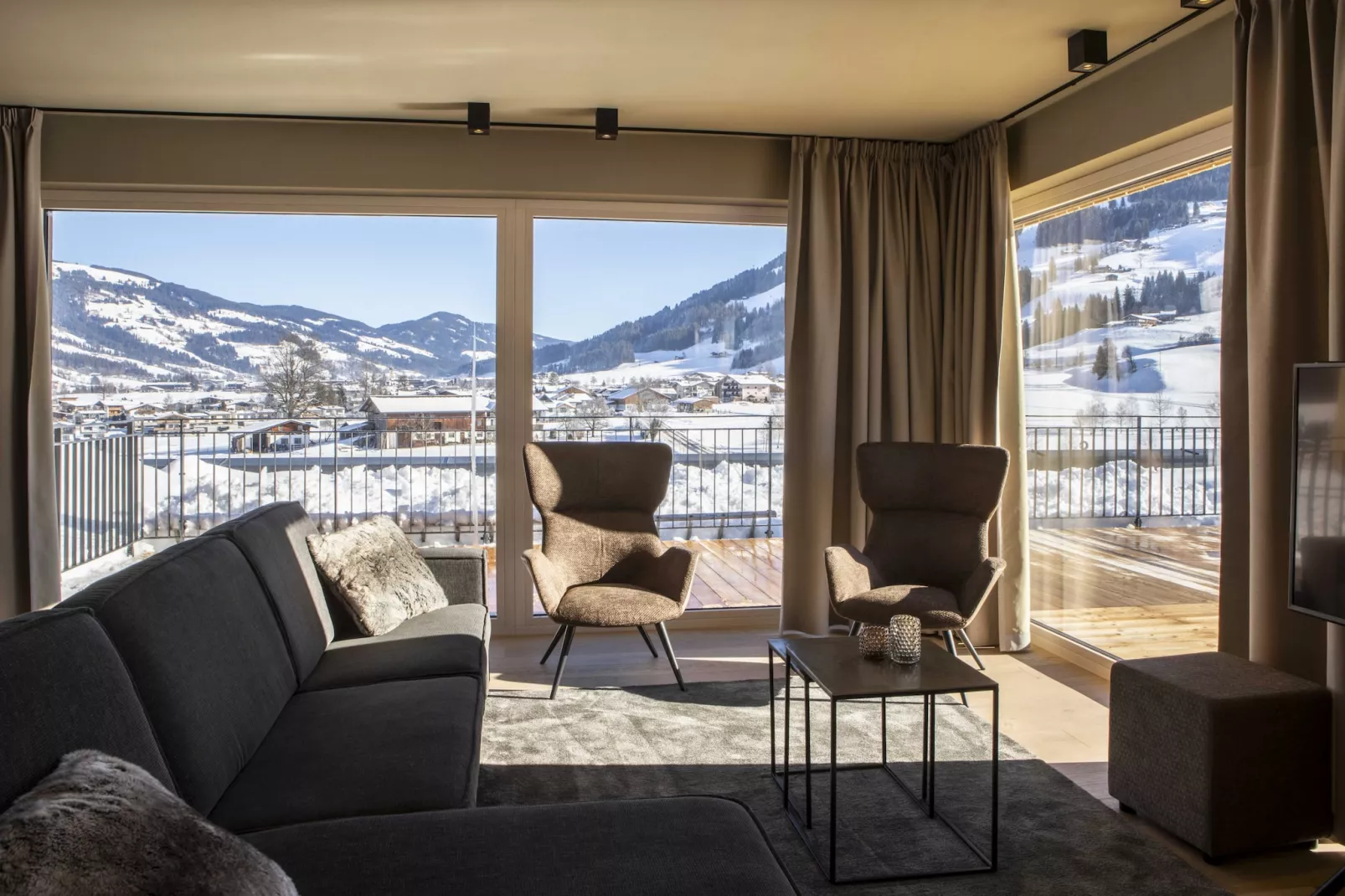 Berg & Golf Apartments Westendorf 4-Woonkamer