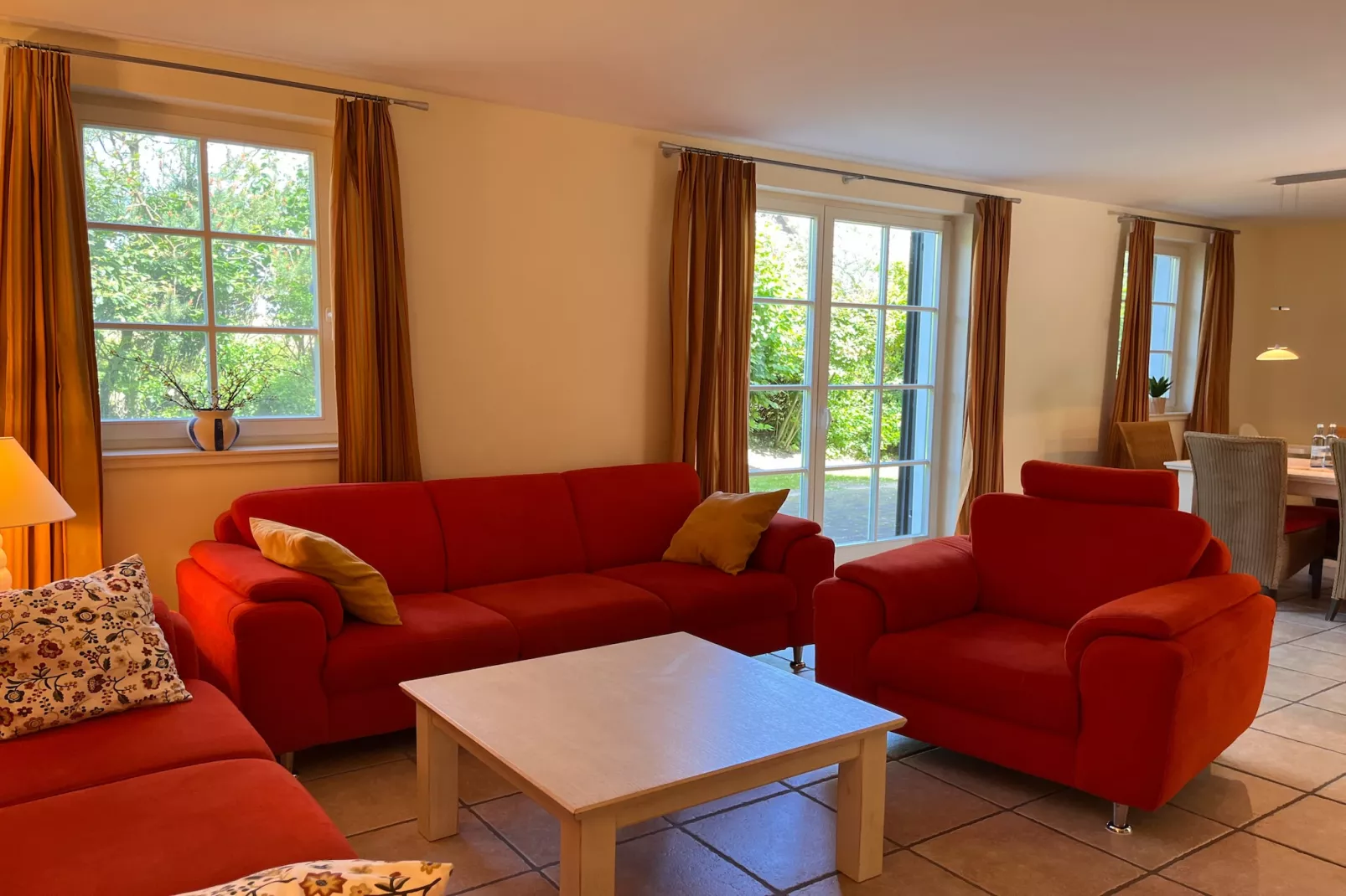 Dünenhaus 1Reihe - Strandhotel Dünenmeer-Woonkamer