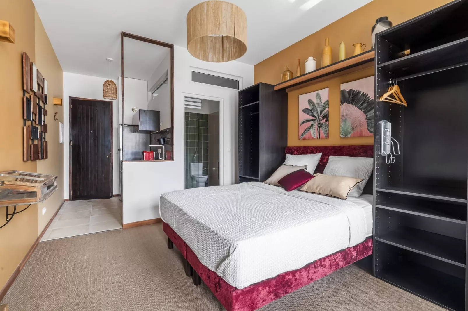 Studios Bohème et Tropical-Slaapkamer