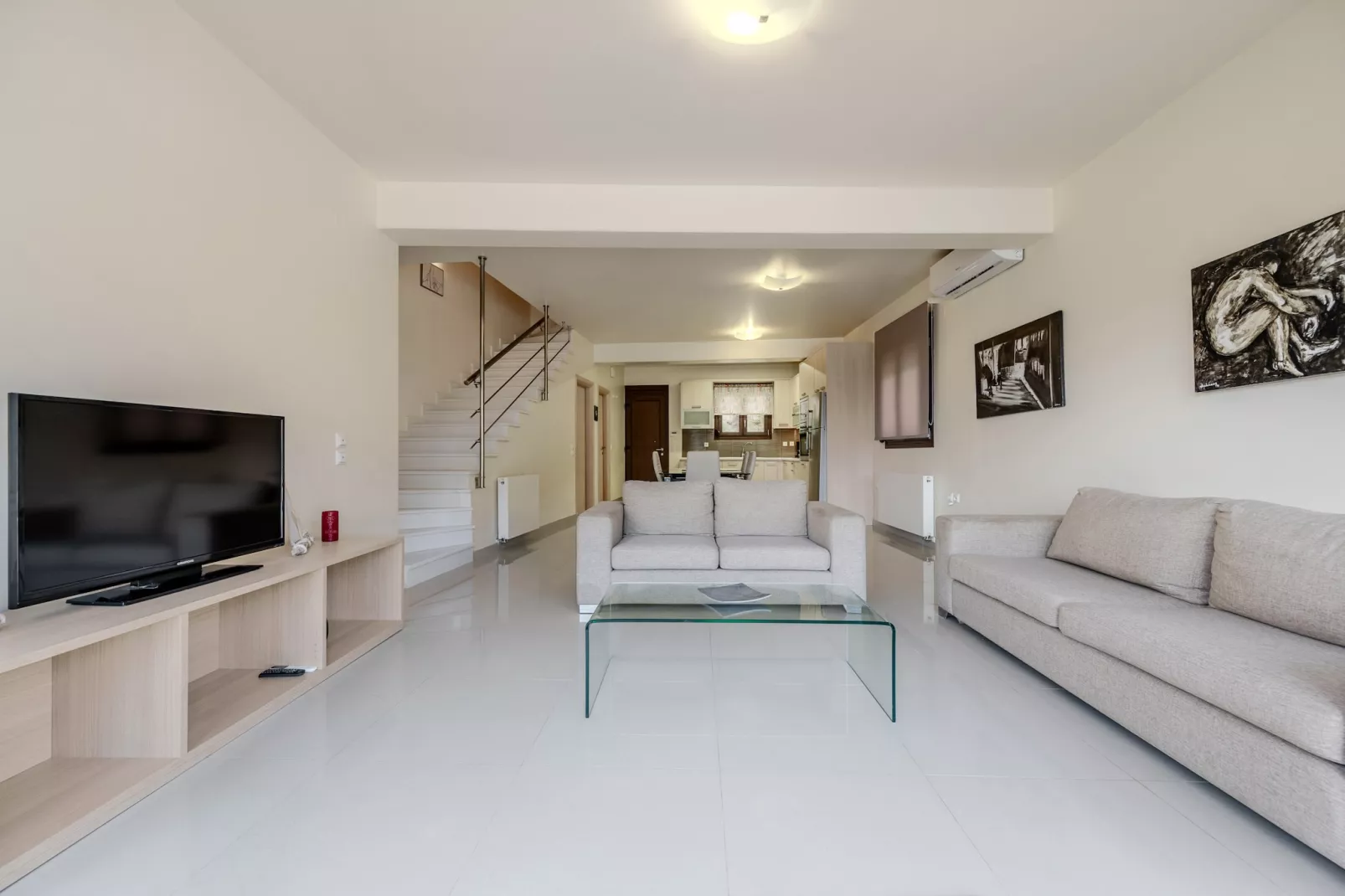 Villa Nikos-Woonkamer