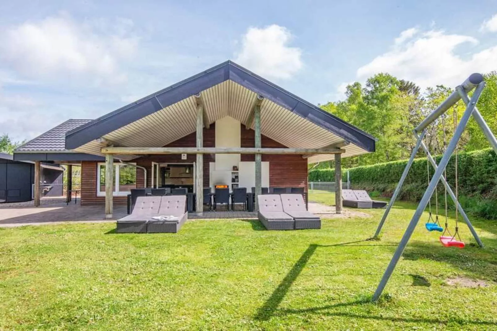 5 sterren vakantie huis in Fårvang-Buitenlucht