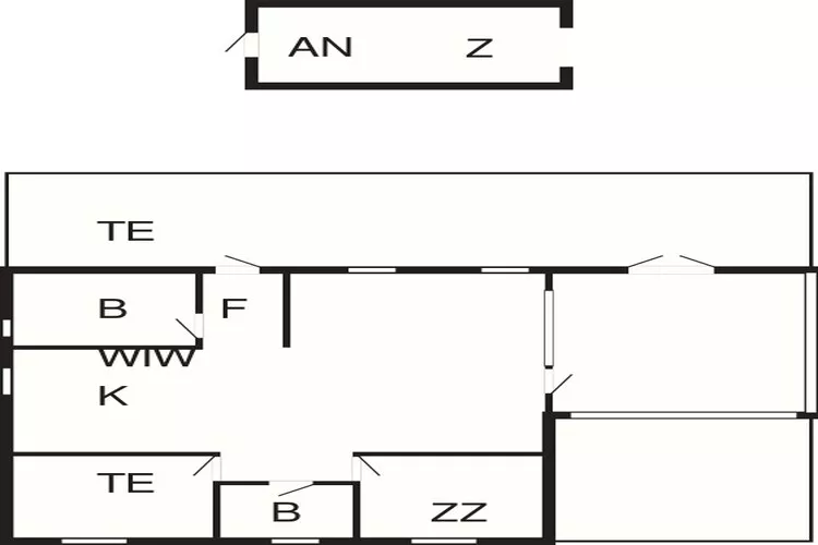 6 persoons vakantie huis in Storvorde-Plattegrond