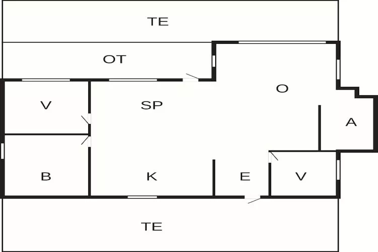 6 persoons vakantie huis in Hadsund-By Traum-Plattegrond