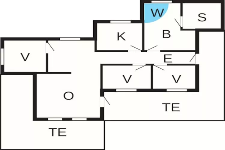 6 persoons vakantie huis in Hadsund-By Traum-Plattegrond