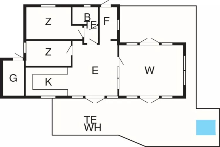 6 persoons vakantie huis in Vinderup-By Traum-Plattegrond