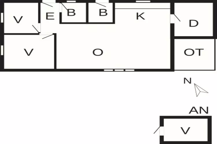 6 persoons vakantie huis in Gedser-By Traum-Plattegrond
