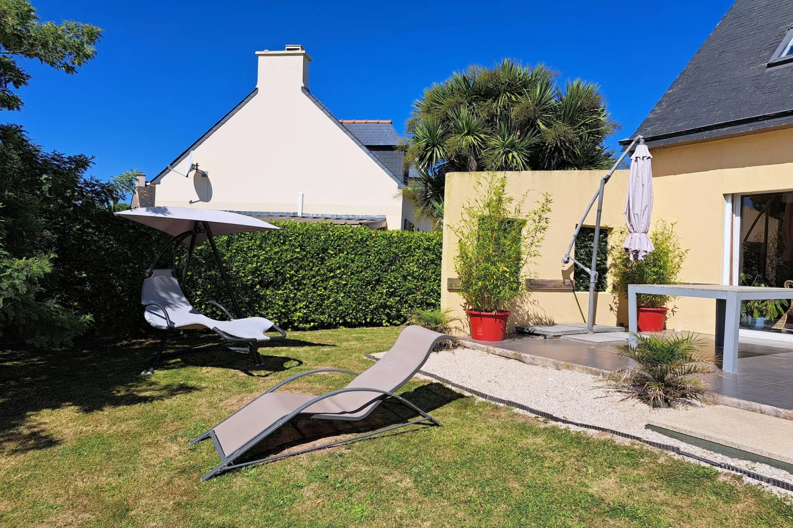 Ferienhaus Guissény-Tuinen zomer