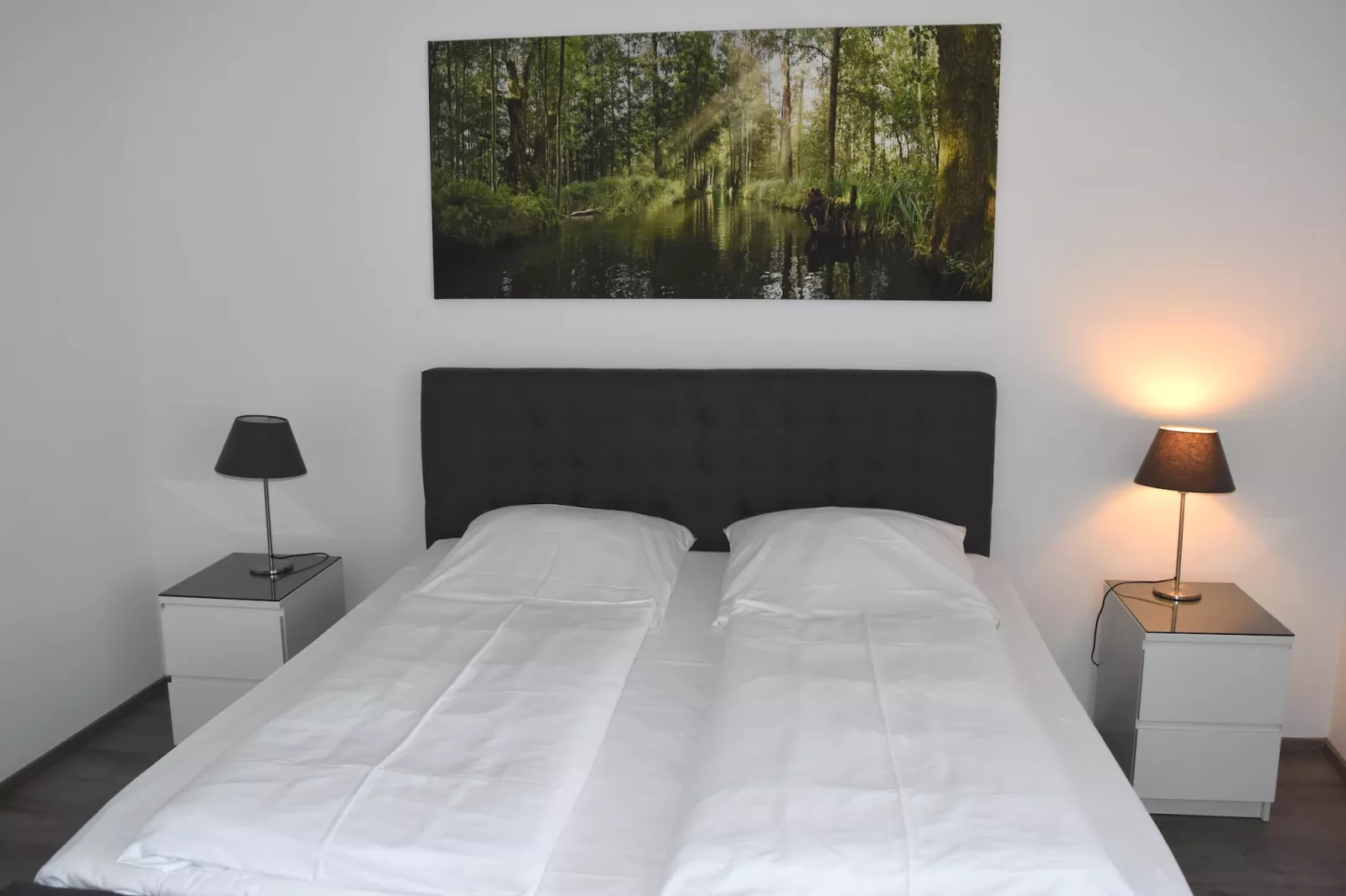 Apartment 75 qm mit Spreeblick-Slaapkamer