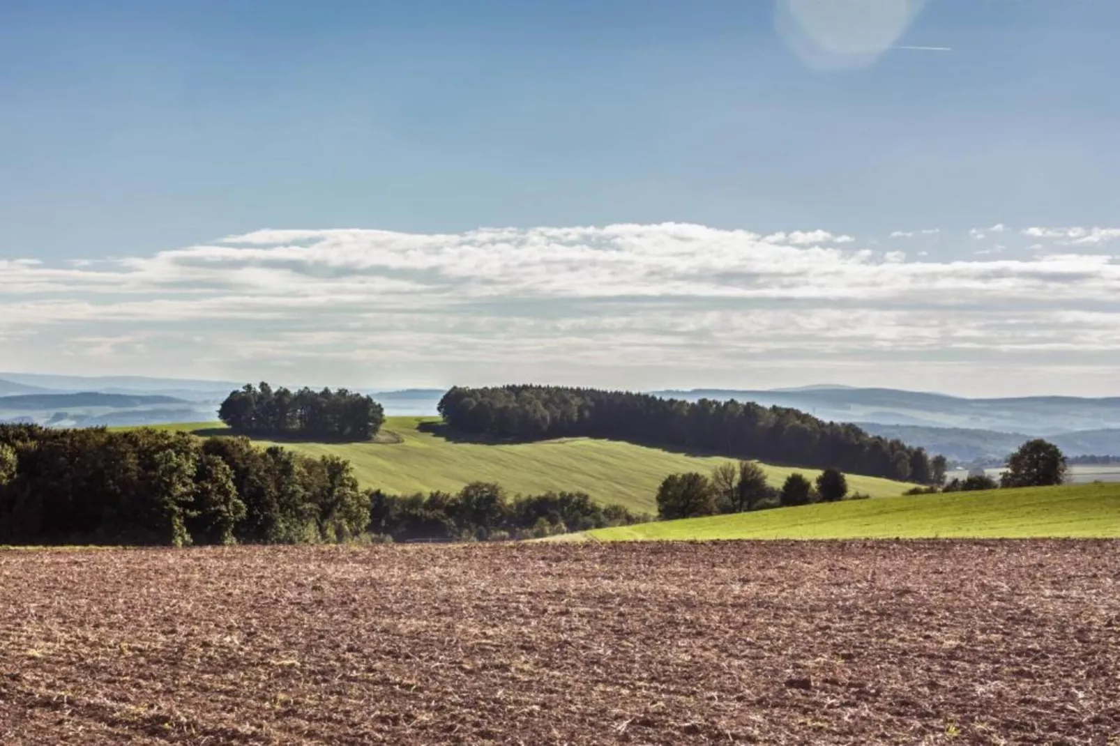 Im Erzgebirge-Gebieden zomer 20km