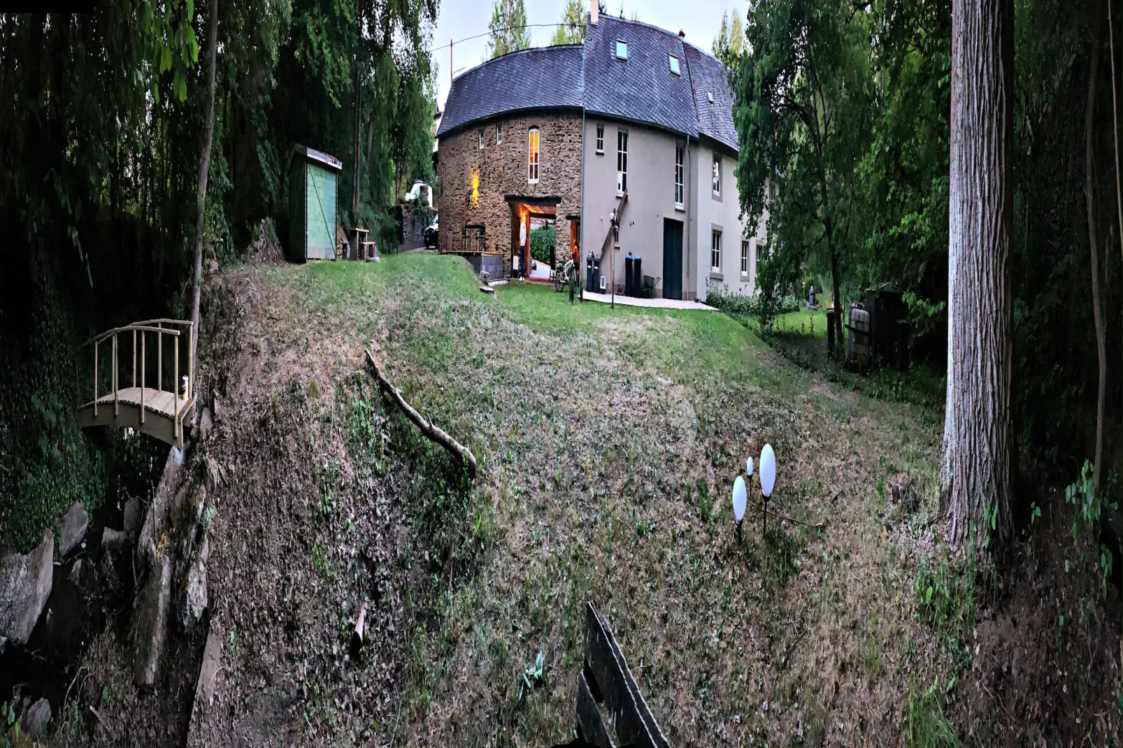 Alte Mühle-Buitenkant zomer