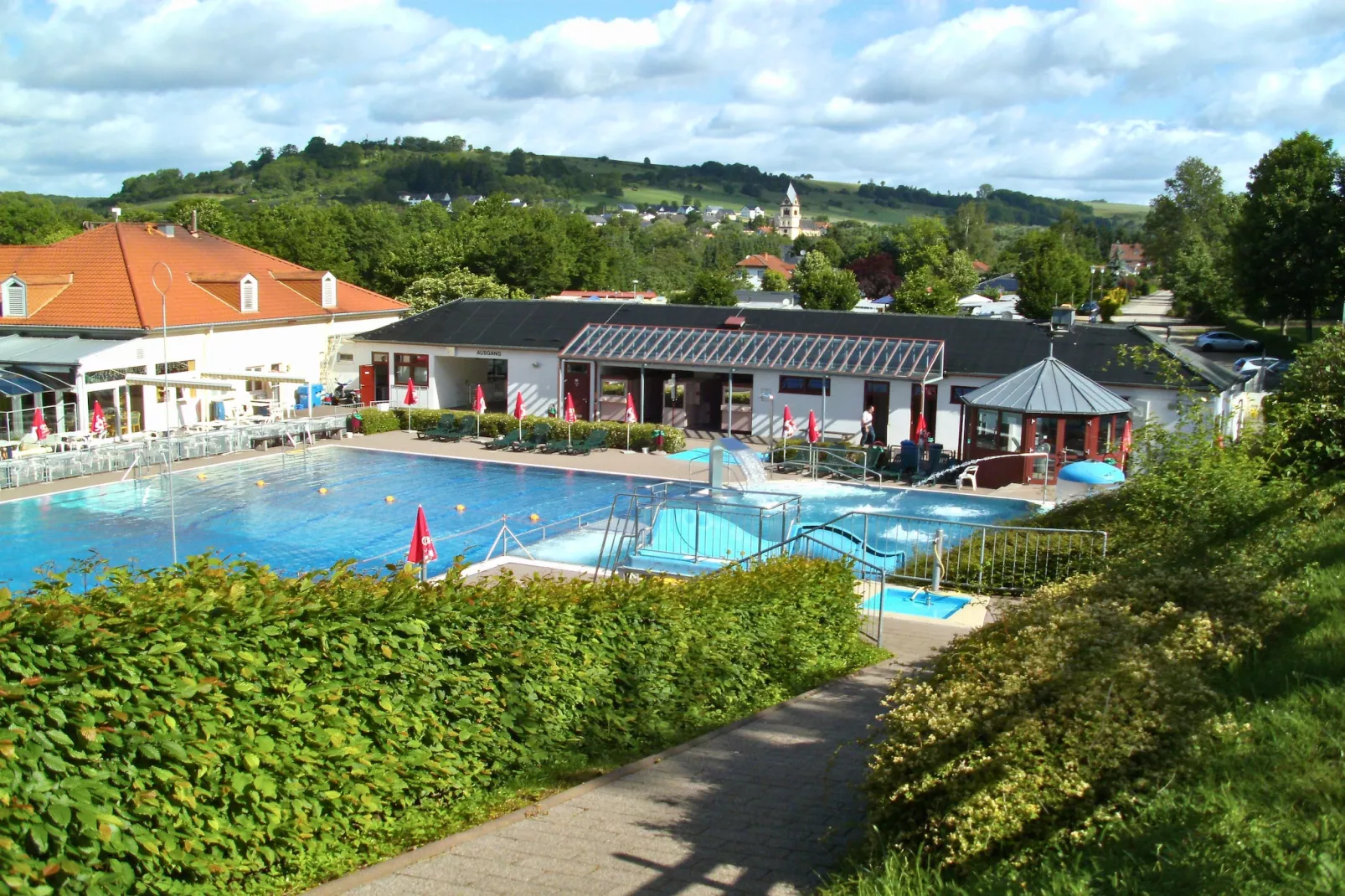 Am Schäferhof-Gebieden zomer 1km