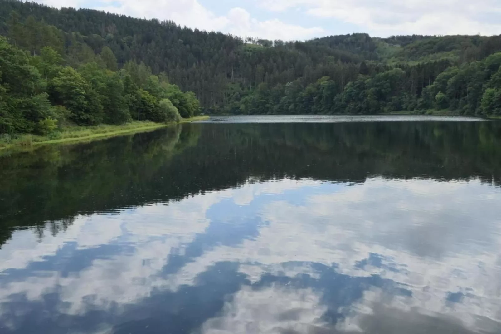 Am Damwildgehege-Gebieden zomer 20km
