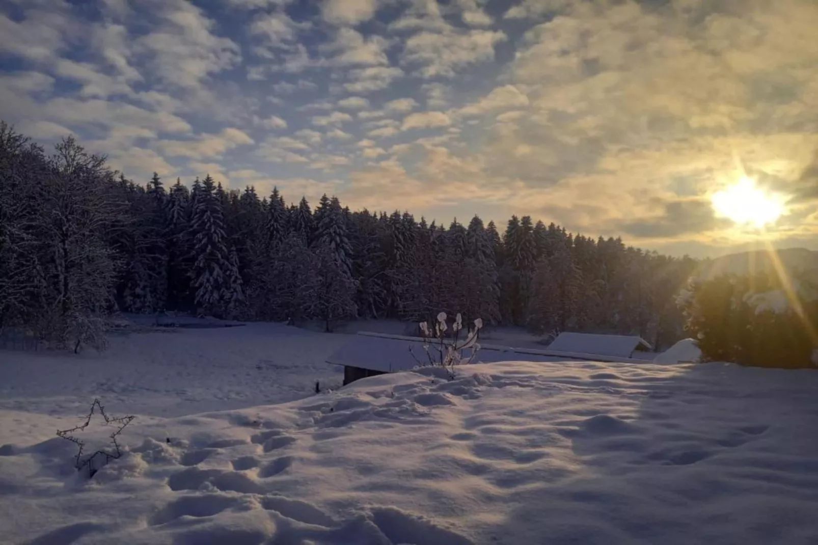 Huis Samoa met privéterras, uitzicht-Gebied winter 20km