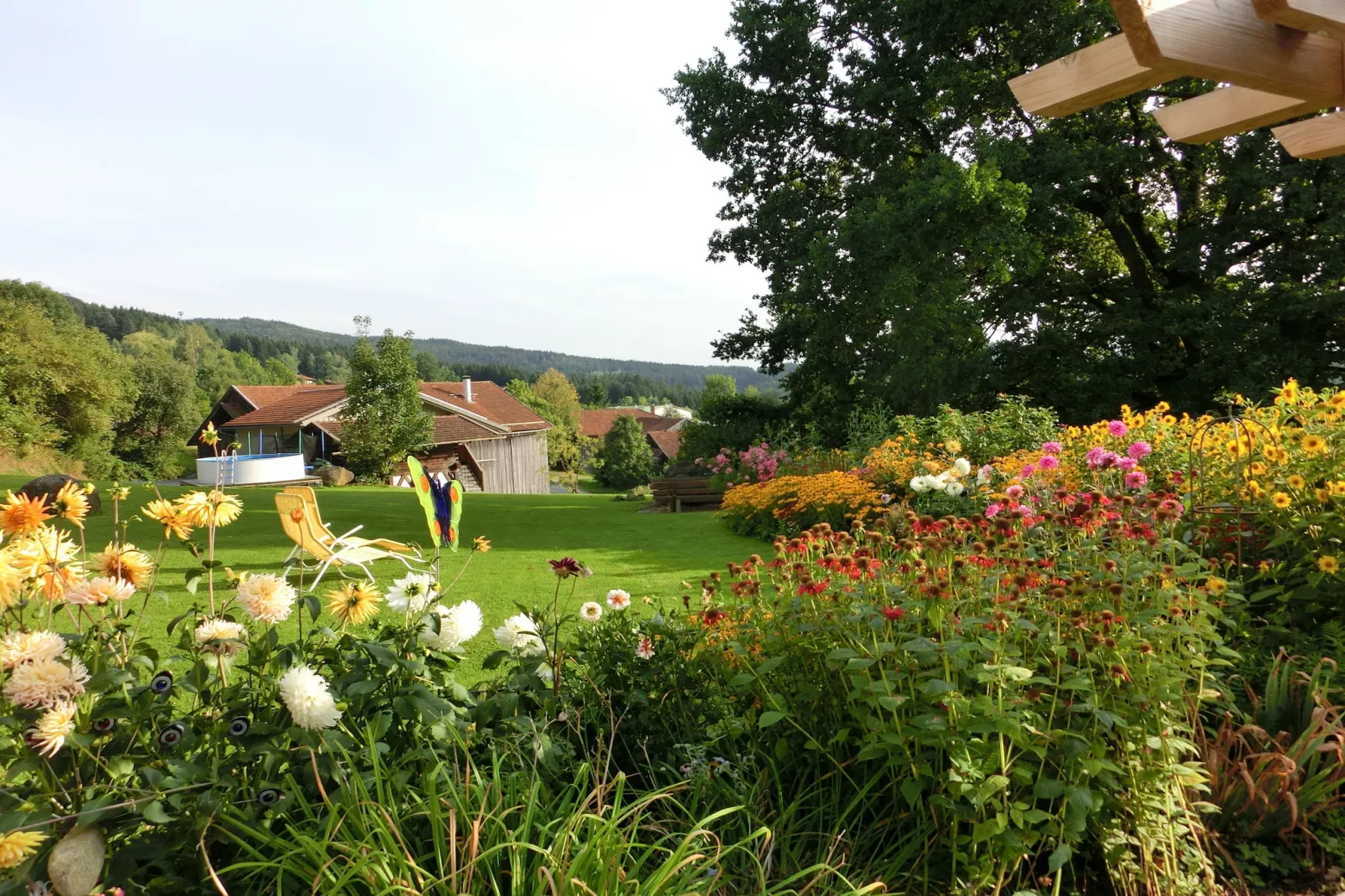 Bayerischer Wald-Tuinen zomer
