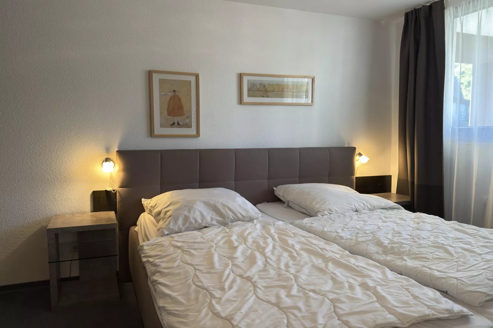 2 Raum App 4 Pers 55 qm-Slaapkamer