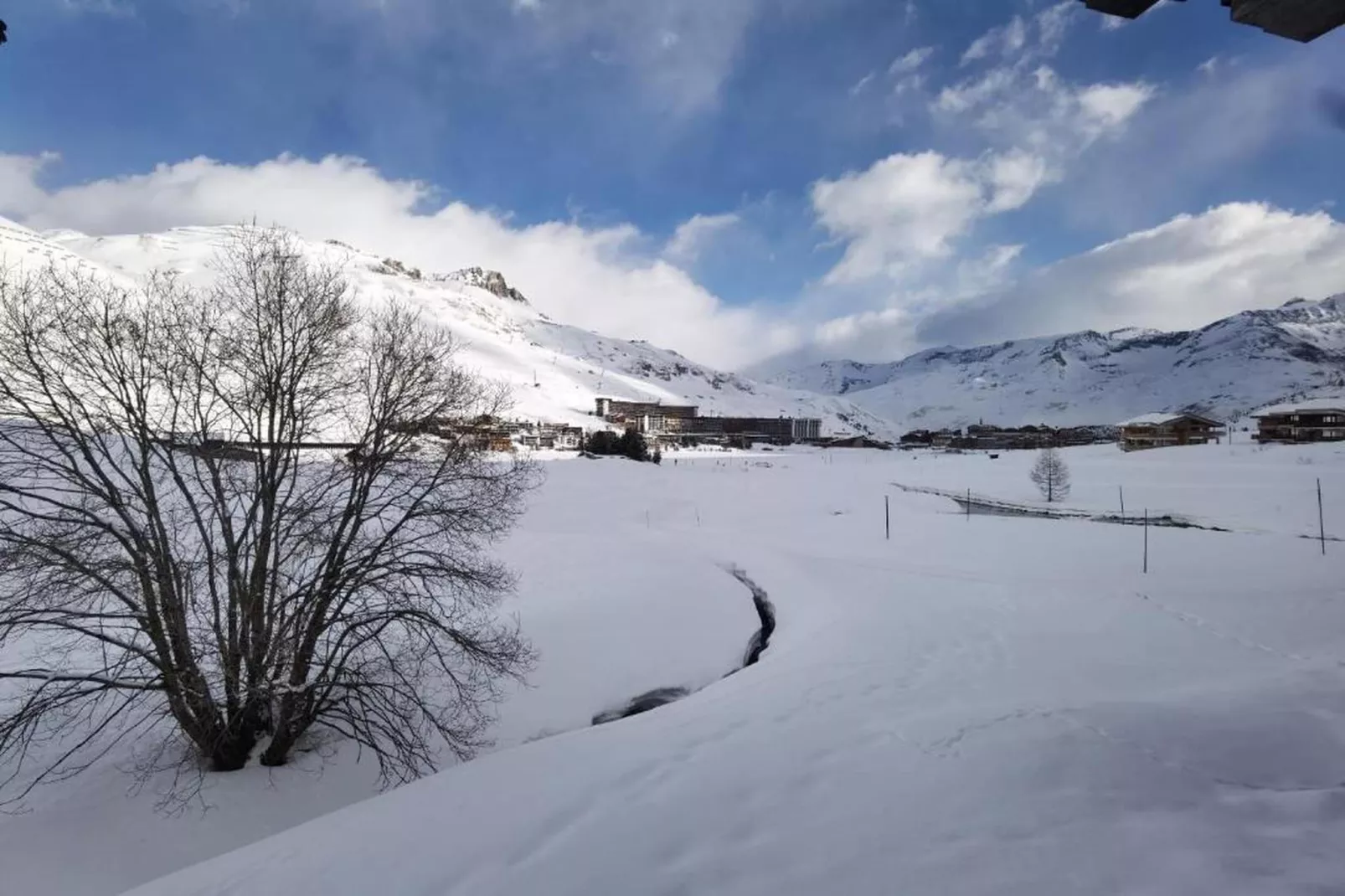 Le Hameau du Borsat 1-Gebied winter 20km