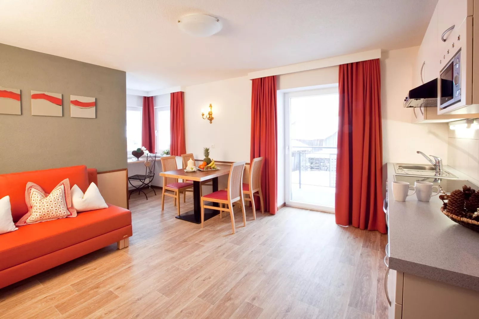Apart Fliana Mathon-Woonkamer