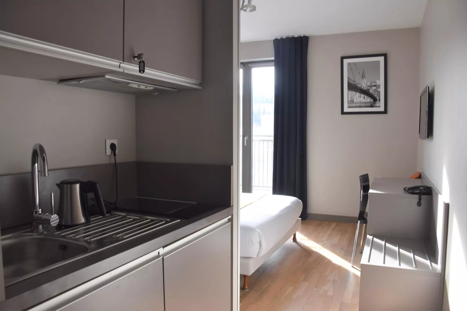 Résidence Lyon Dock Ouest / Chambre Confort 2 pers-Keuken
