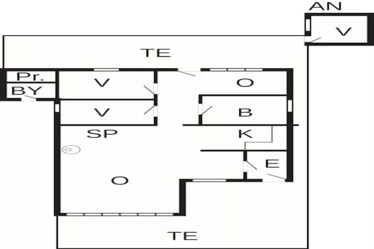 6 persoons vakantie huis in Knebel-By Traum-Plattegrond