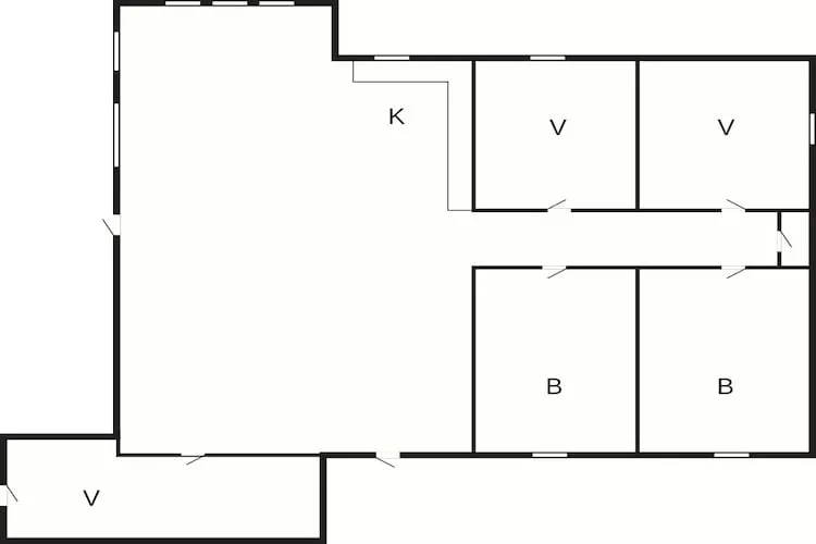 Unieke retraite in Vejby -- By Traum Ferienwohnungen-Plattegrond