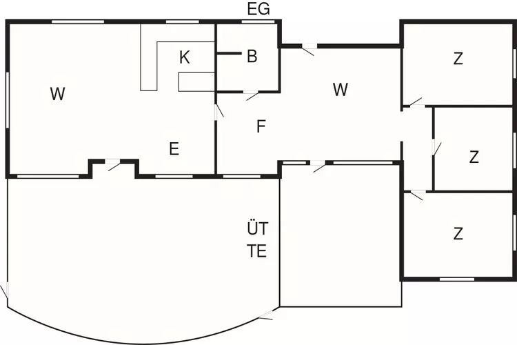 8 Personen vakantie huis in Asnæs-Plattegrond