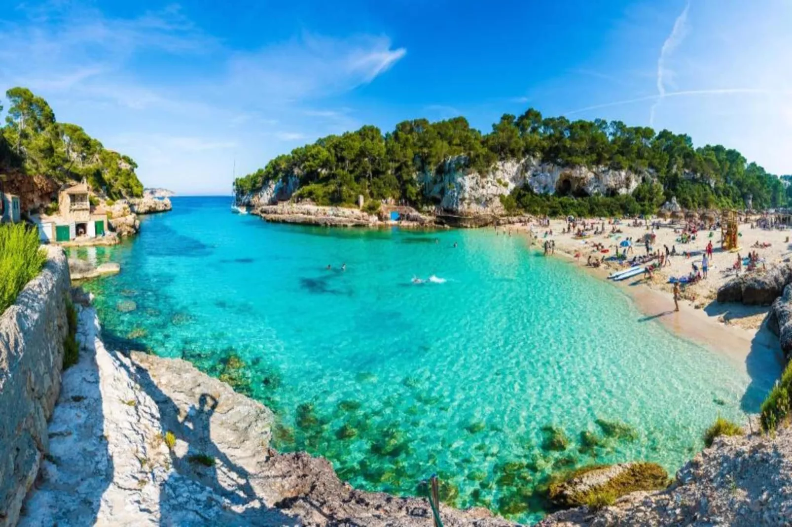 Blue Bay-Gebieden zomer 1km