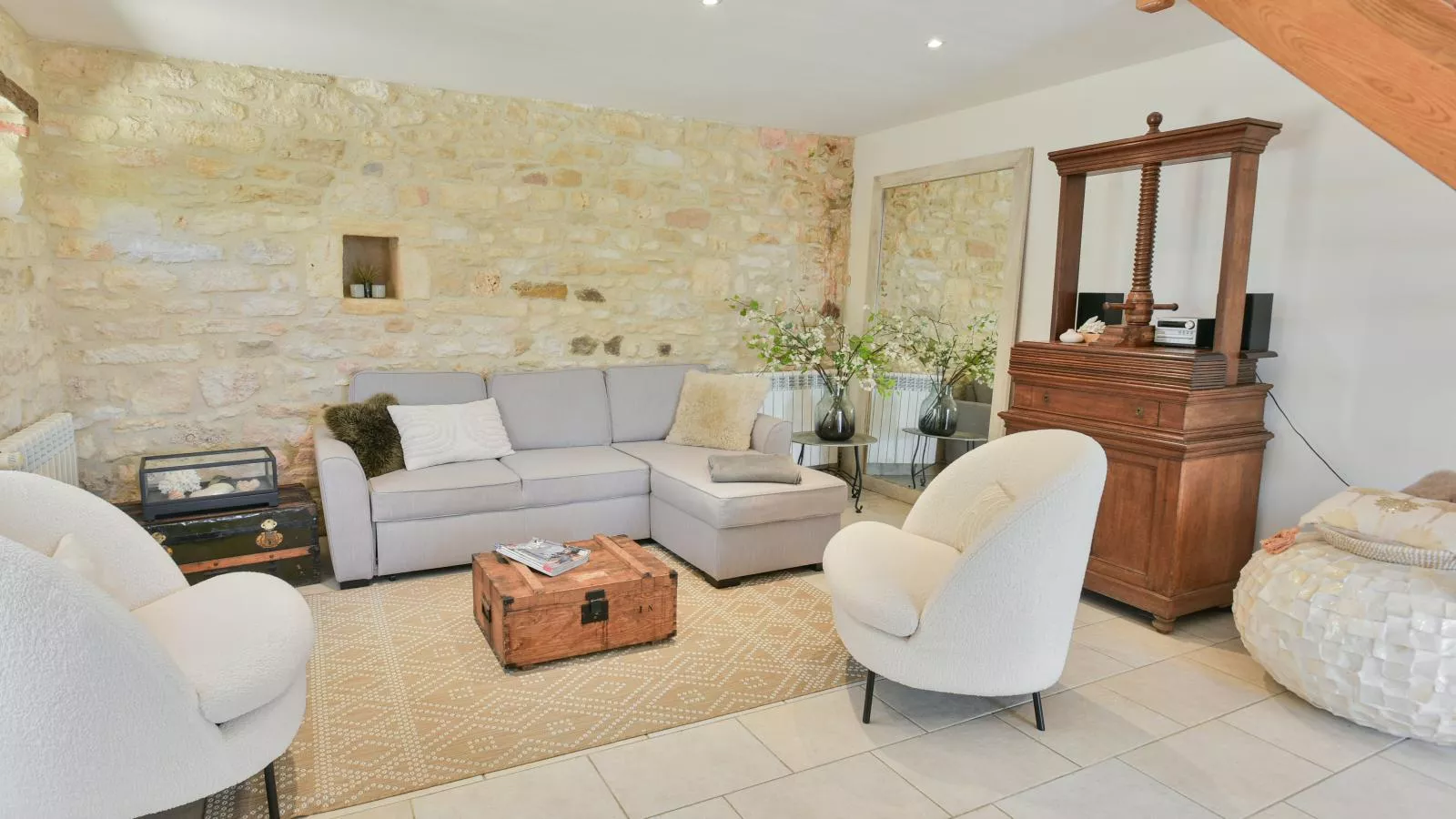 Domaine Saint Martin le Redon-Woonkamer