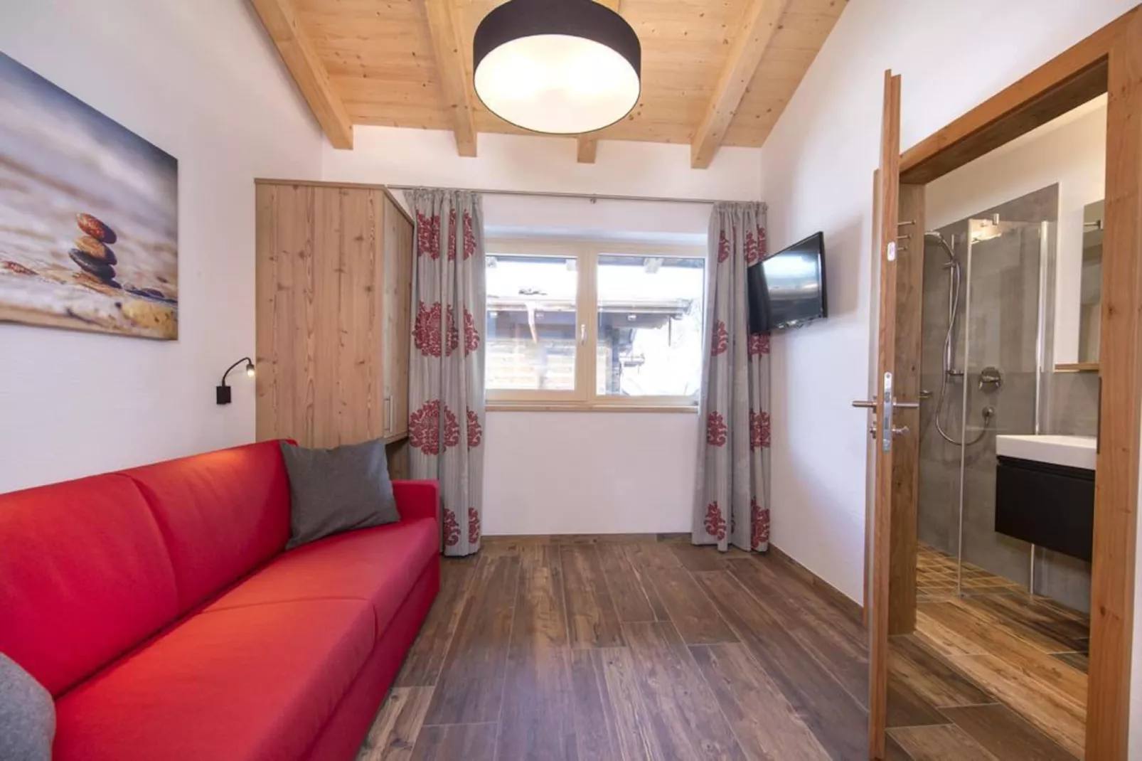 Nationalpark Chalet Stein am Ferner - Woonkamer