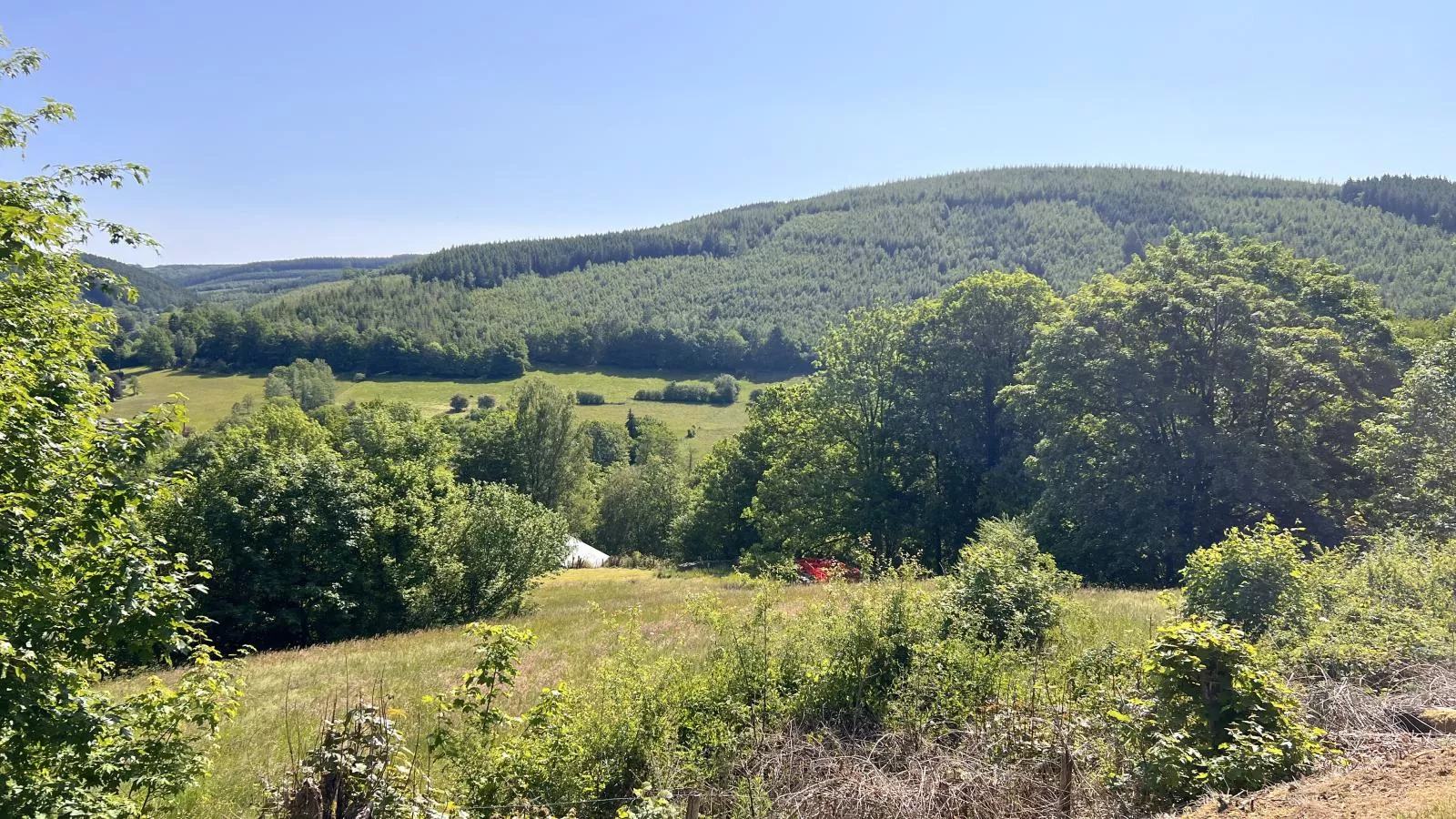 Devant les Thiers-Uitzicht zomer