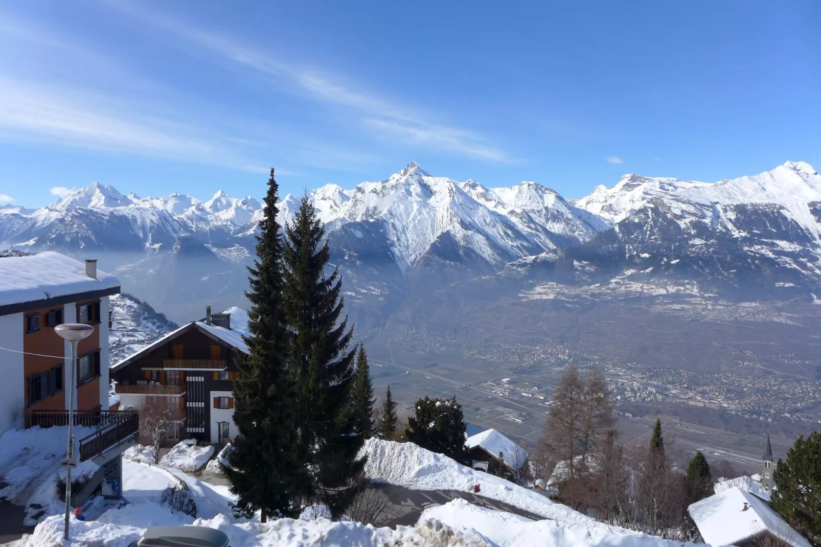 Diablerets D 012 -MOUNTAIN studio 4 pers-Uitzicht winter