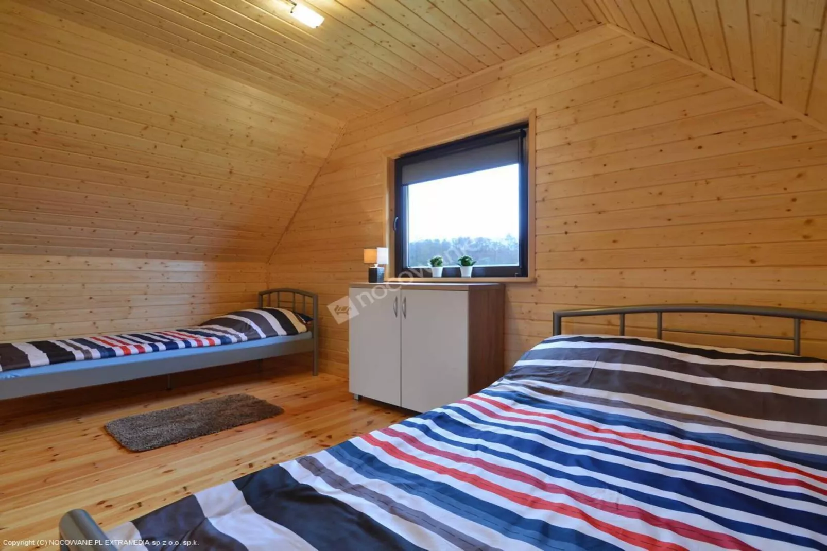 Piętrowe domki wakacyjne w Pleśnej-Slaapkamer