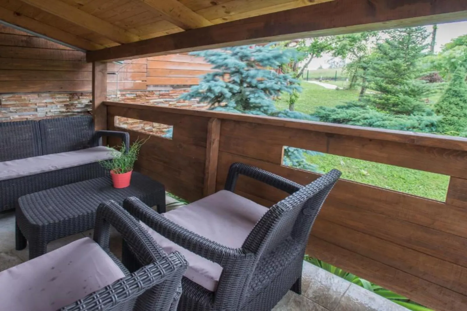 Villa Rubcic - Studio Apartment with Terrace and Poold View (4)-Binnen