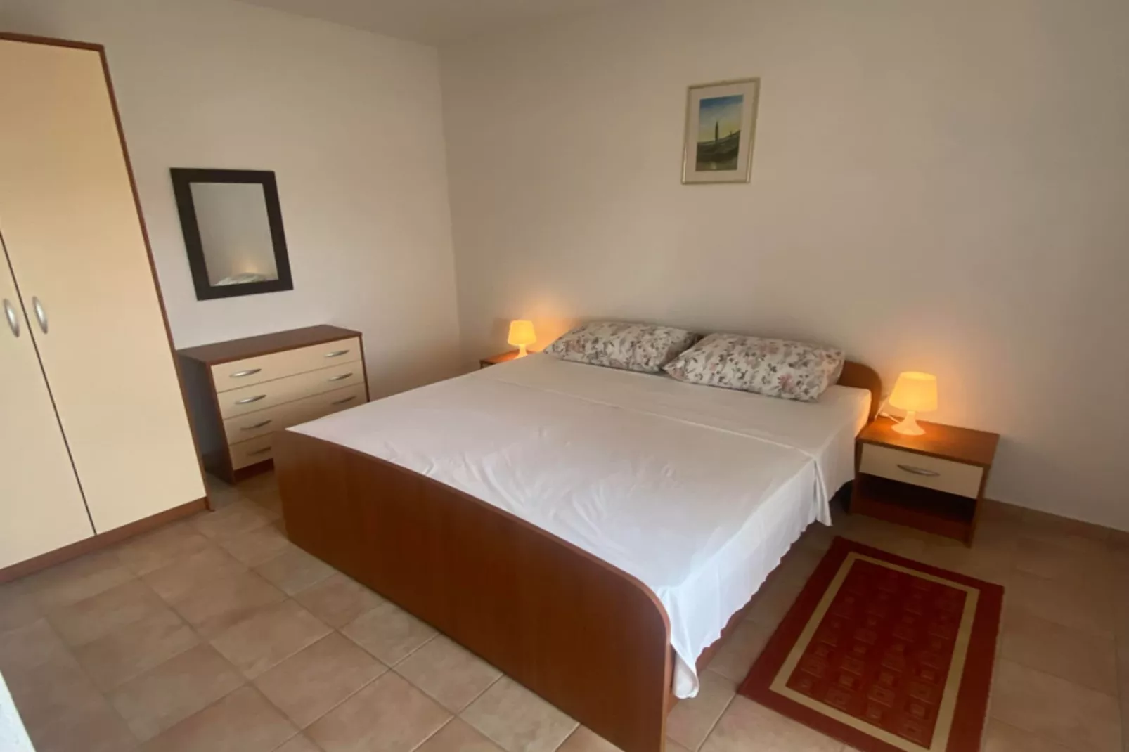 Apartments Danijela & Vlado - Three Bedroom Apartment With Balcony and Garden View-Slaapkamer